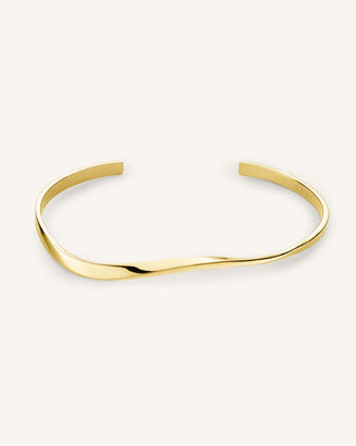 Twisted Bangle Gold leftcolumn