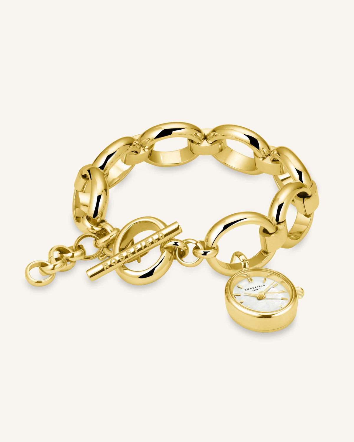Oval Charm Chain Gold leftcolumn