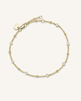 Multi Crystal Bracelet Gold leftcolumn