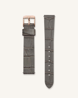 Croco Grey Rose Gold Strap leftcolumn