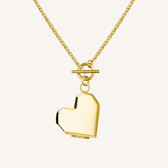 Heart Locket Gold JNHLG-J693,leftcolumn