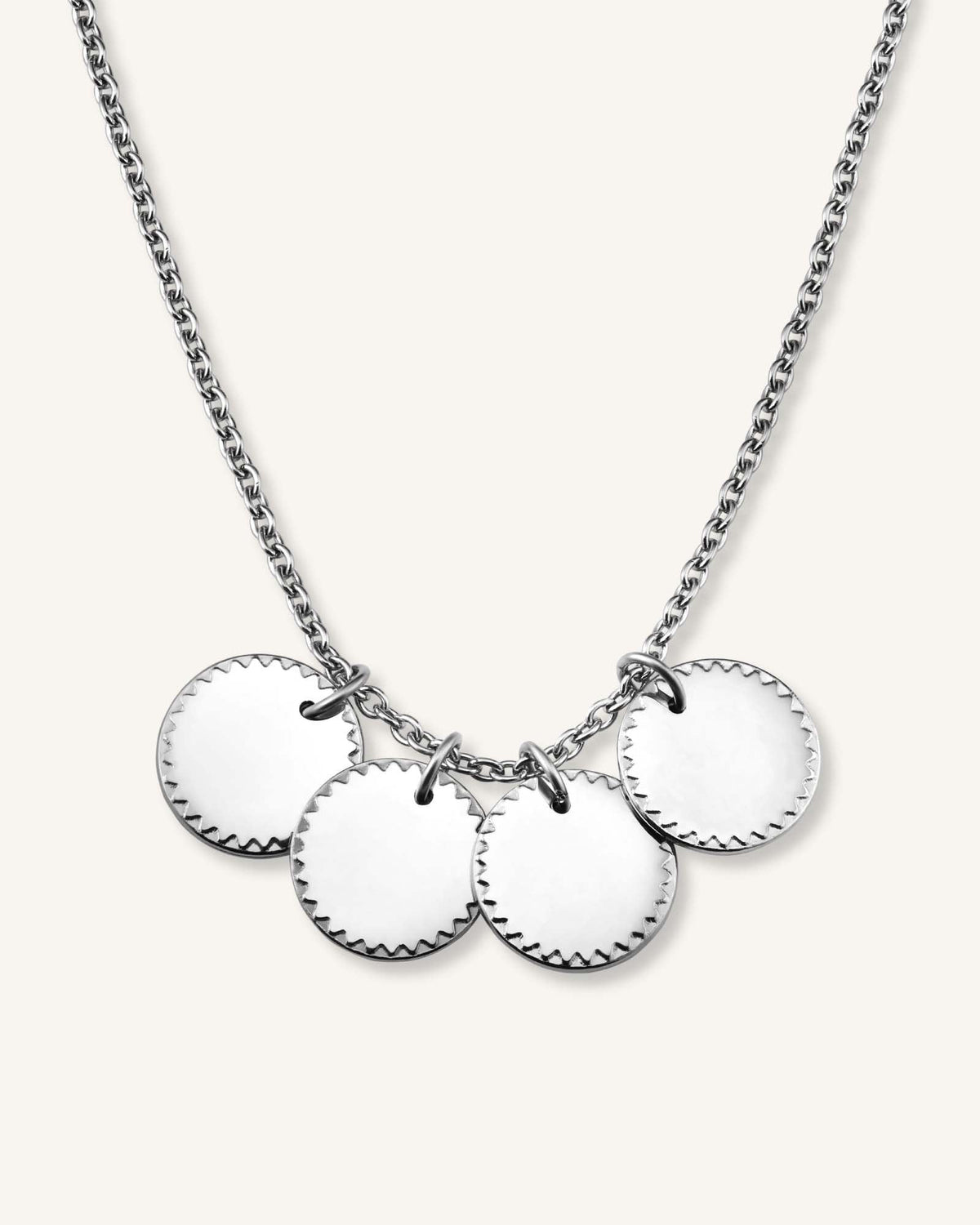 4 Coin Charm Necklace JN4CG-J517,leftcolumn,