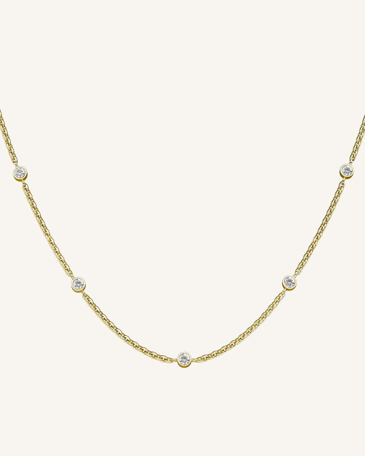 5 Birthstone Necklace N-Gold-5,leftcolumn,