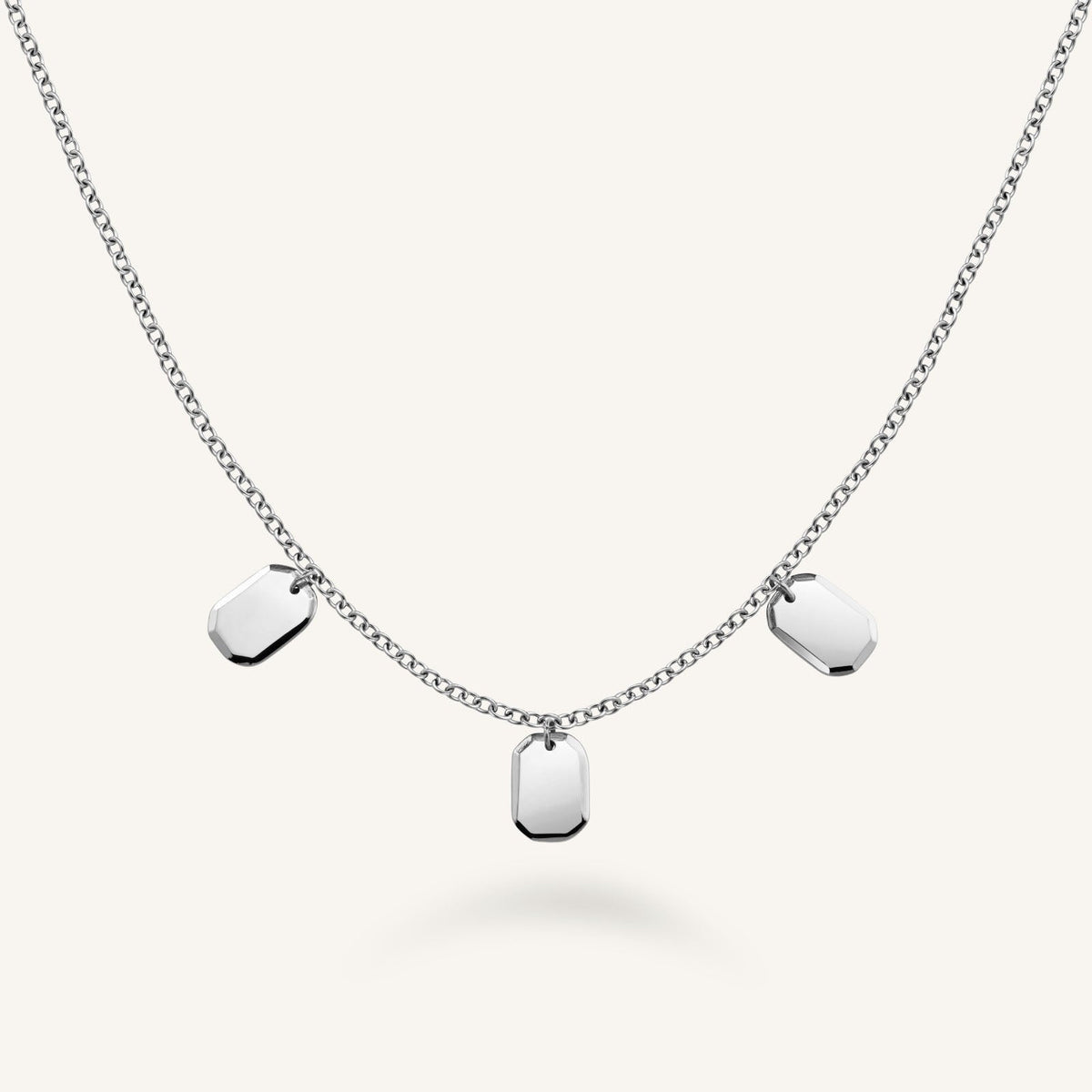 Triple Octagon Necklace JNTOG-J849,leftcolumn,