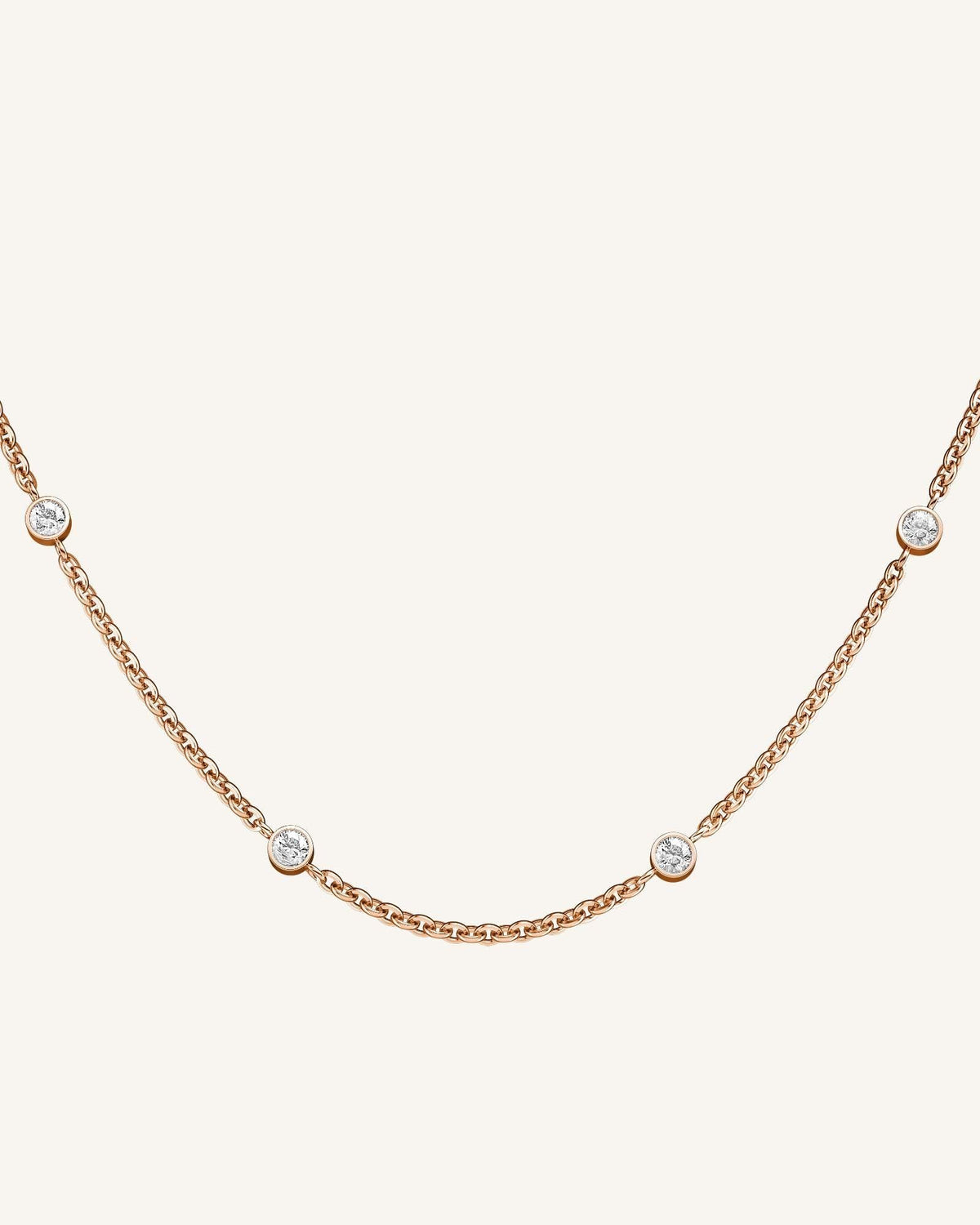 4 Birthstone Necklace N-RoseGold-4,leftcolumn