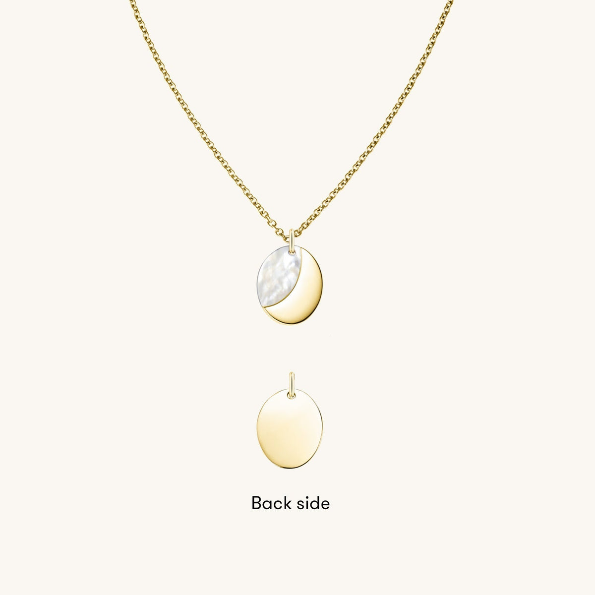 Unite Mother of Pearl Necklace JNMSS-J560,leftcolumn