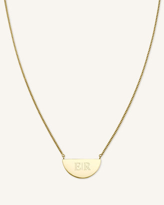 Half Moon Necklace JRINMR-J110,leftcolumn