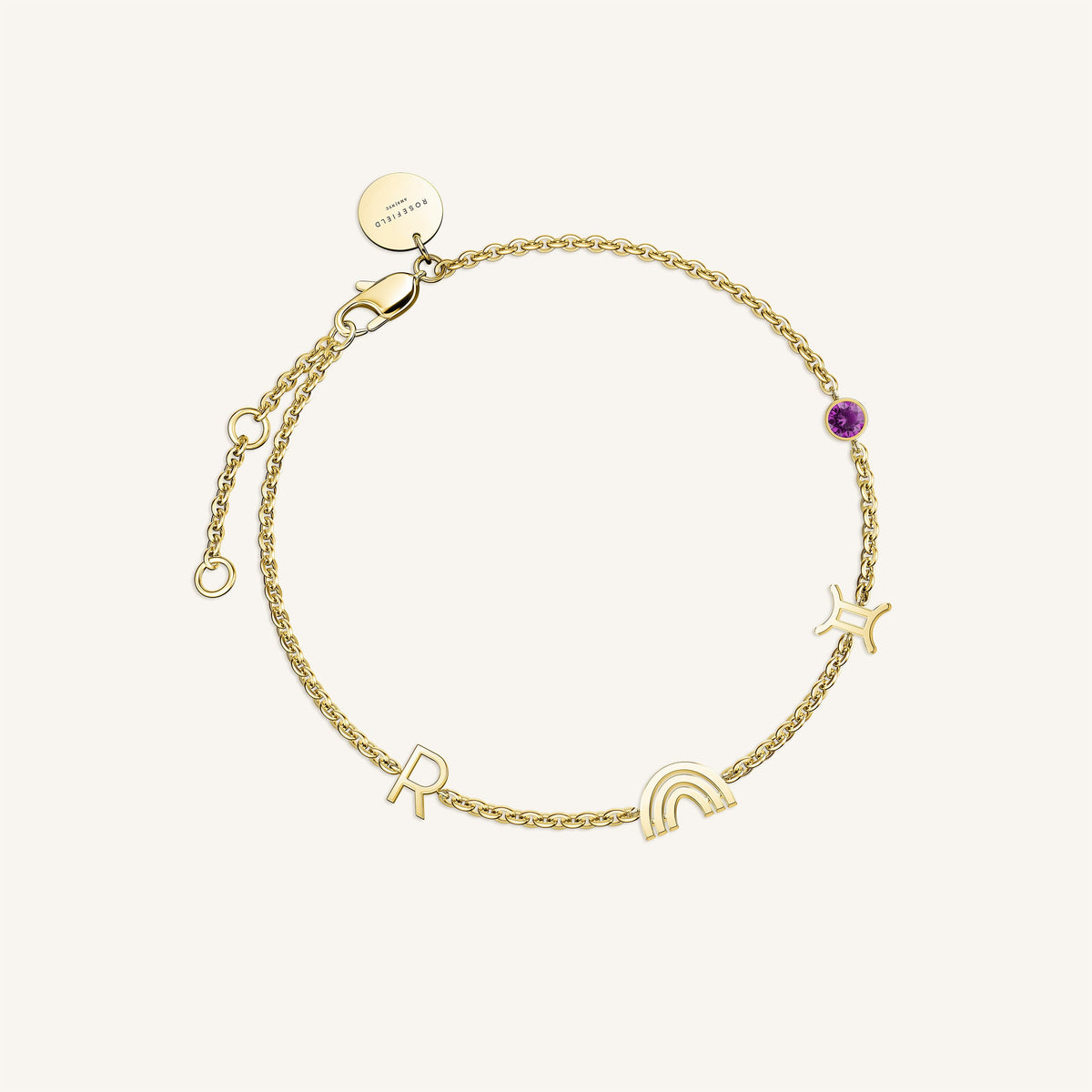 4 Charm Bracelet B-RoseGold-4,leftcolumn