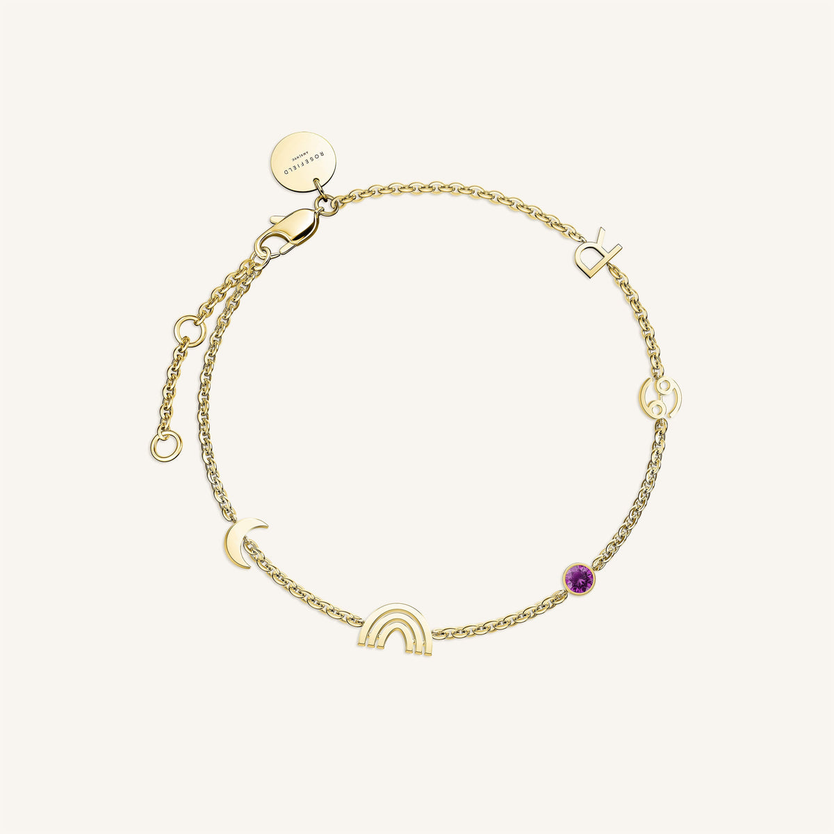 5 Charm Bracelet B-RoseGold-5,leftcolumn