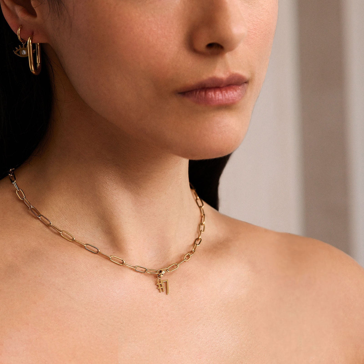 Pendant Chainlink Necklace JNRCG-J564,leftcolumn