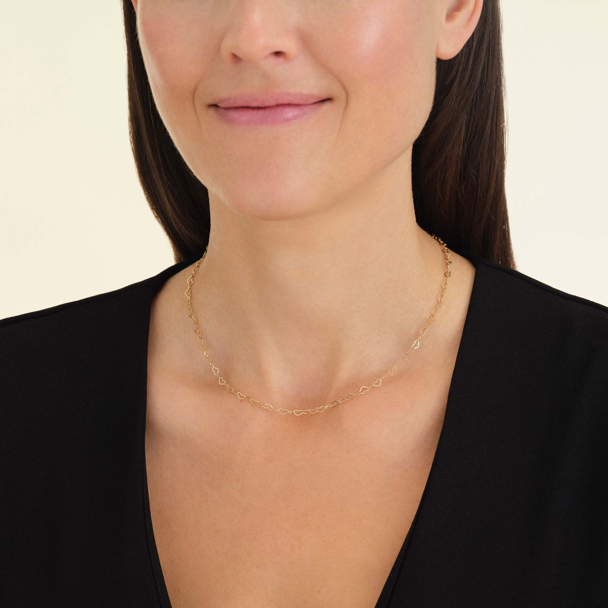 Heart Chain Necklace JNHCS-J685,leftcolumn