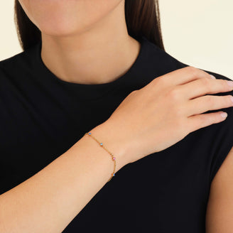 4 Charm Bracelet B-RoseGold-4,leftcolumn