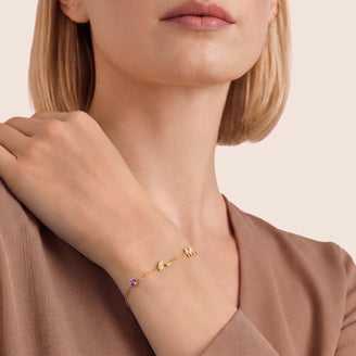 3 Charm Bracelet B-Gold-3,leftcolumn