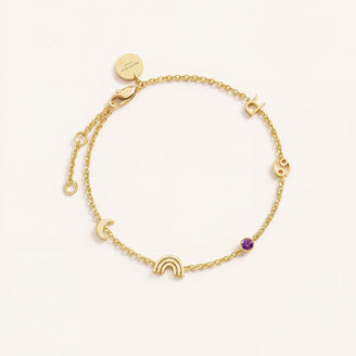 5 Charm Bracelet B-Gold-5,leftcolumn