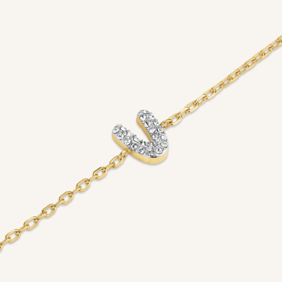 Crystal Letter V Bracelet leftcolumn