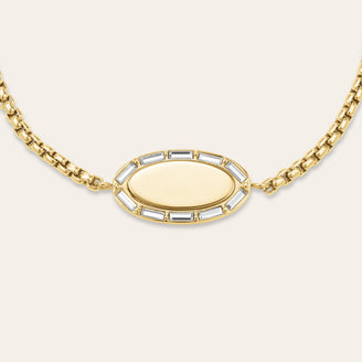 Oval Baguette Bracelet JBOBG-J1151, leftcolumn