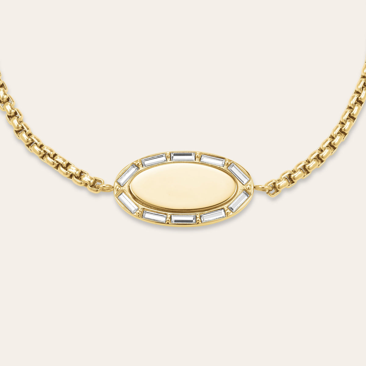 Oval Baguette Bracelet JBOBG-J1151, leftcolumn