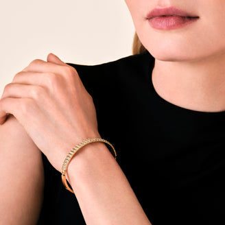 Striped Pave Bangle leftcolumn