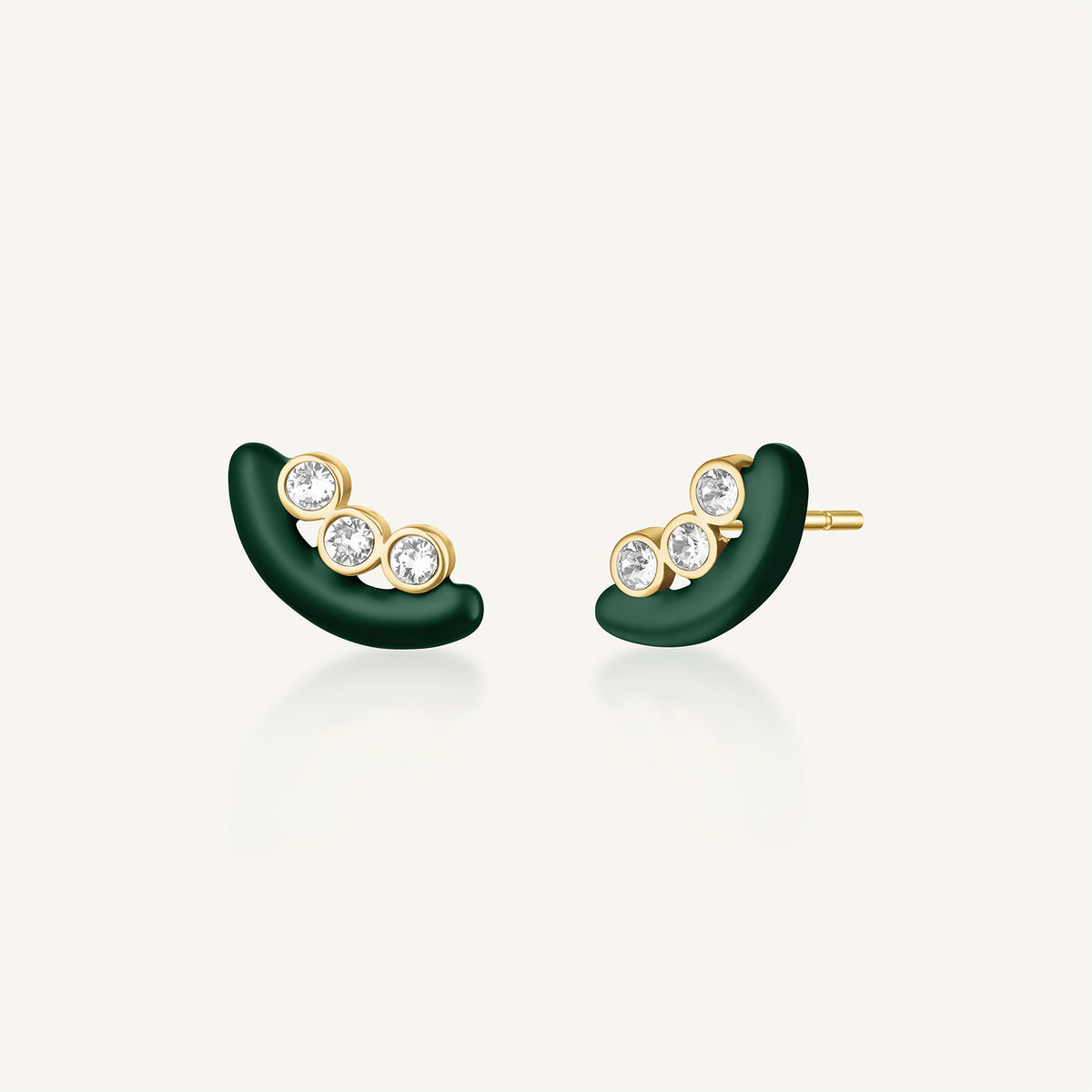 Enamel Crystals Studs leftcolumn