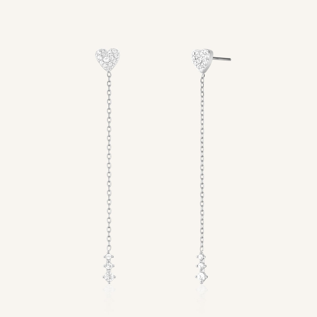 Long Heart Earrings leftcolumn,JEHLG-J1277