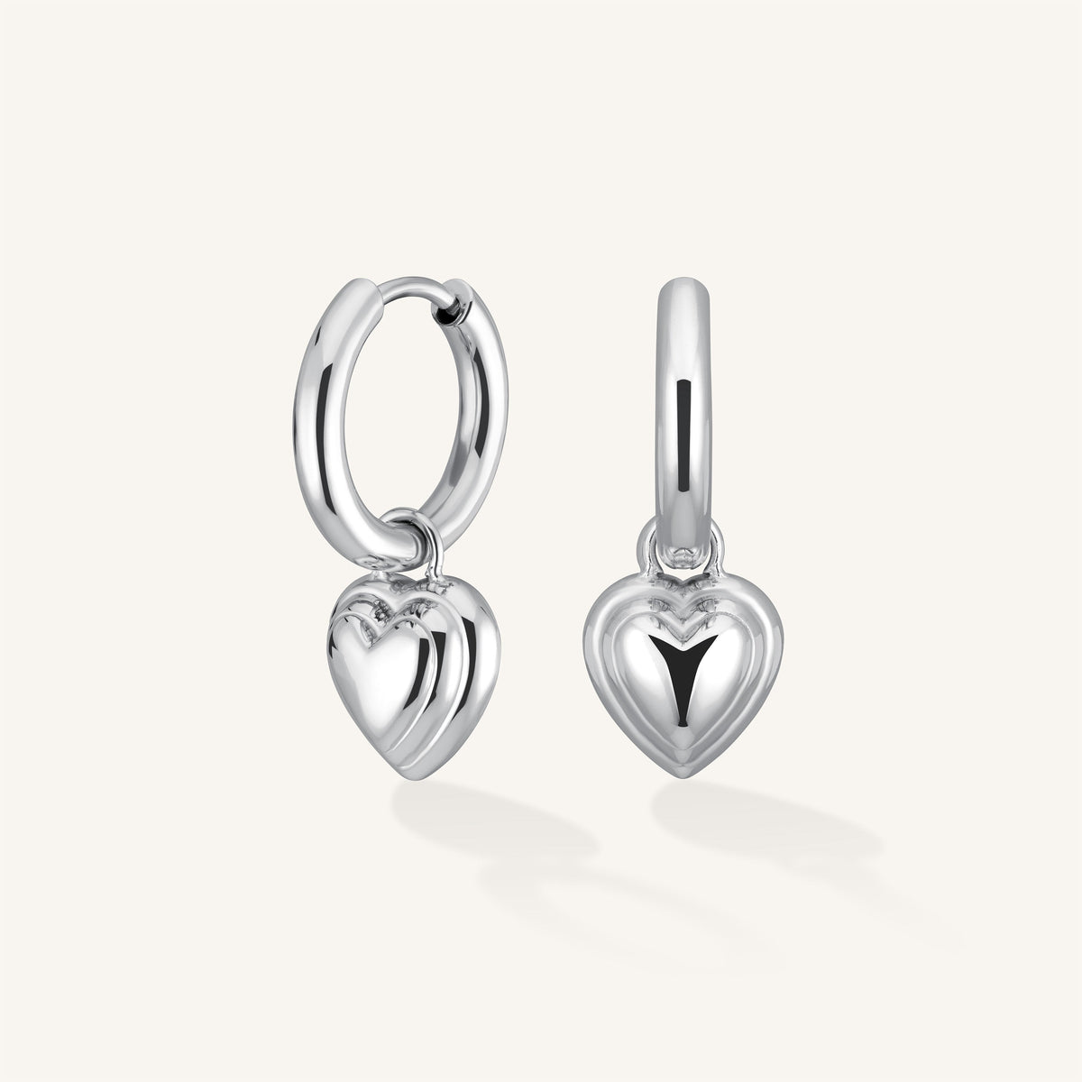 Heart Pendant Earrings JEHPG-J985,leftcolumn,
