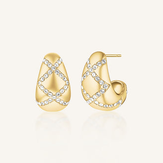 Pave Star Earrings leftcolumn