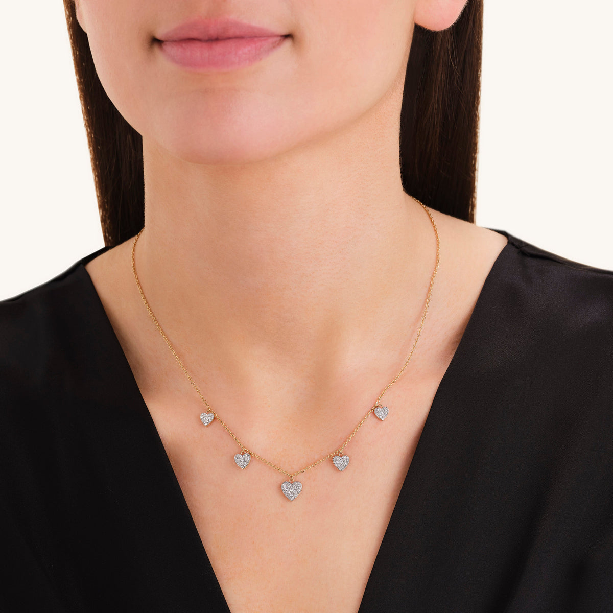 Multi Hearts Necklace leftcolumn