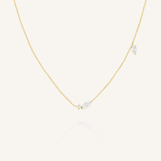 Mixed Crystals Necklace JNMSG-J1306,leftcolumn,