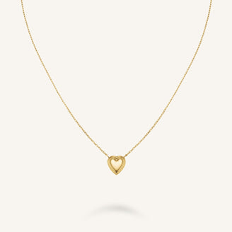 Puffy Heart Necklace JNPHG-J1008,leftcolumn,