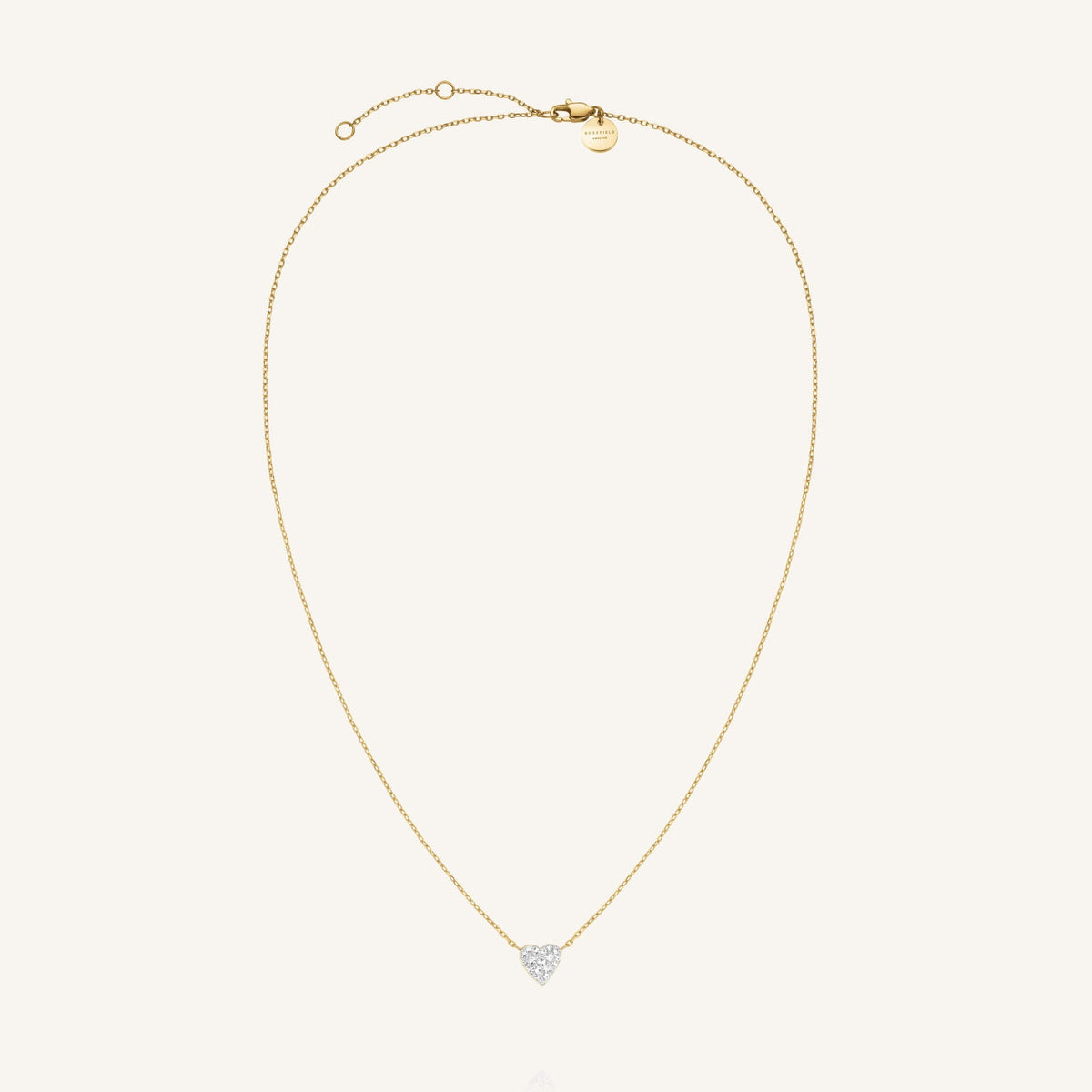 Pavé Heart Necklace leftcolumn,JNPHG-J1273