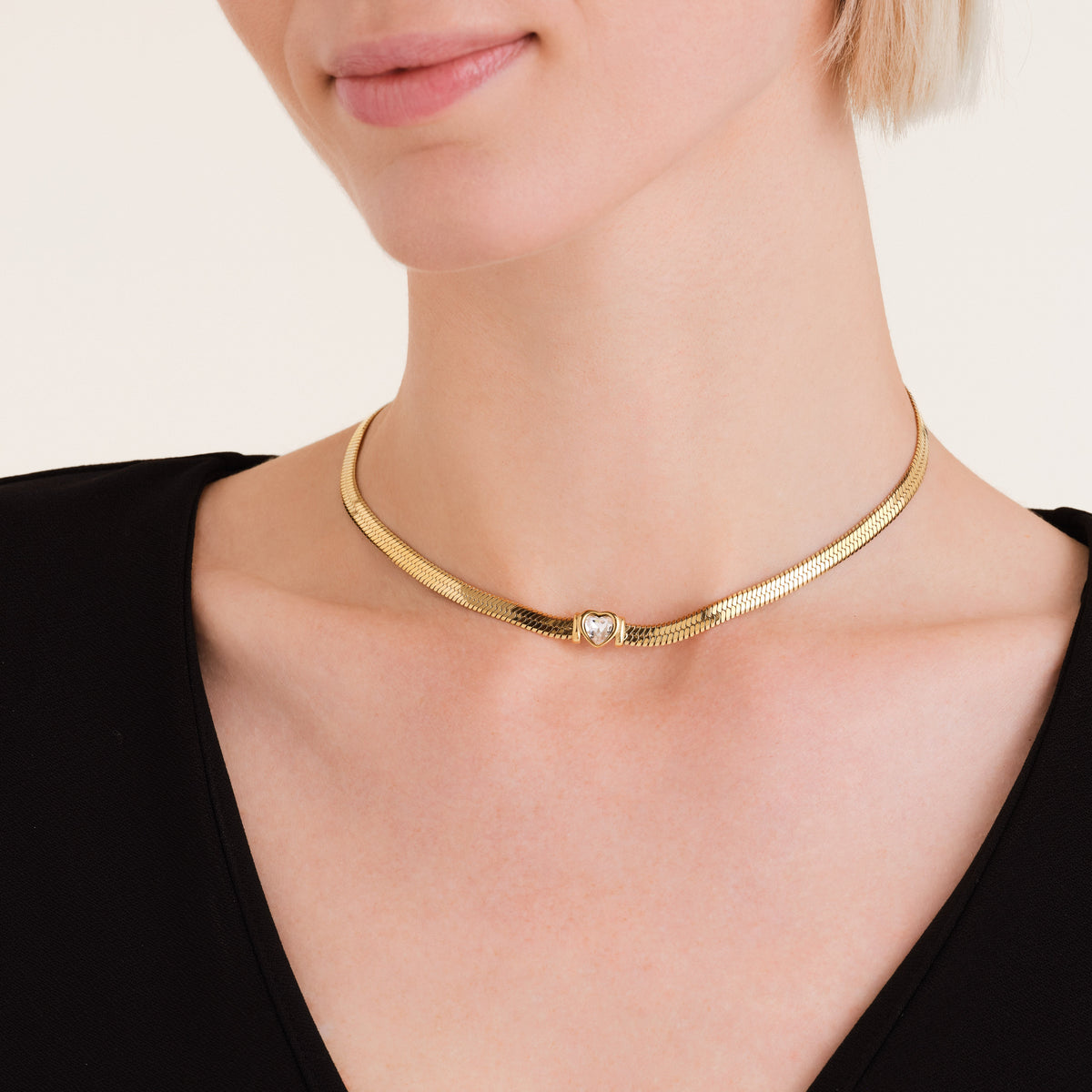 Snake Heart Choker JNSWG-J1002,leftcolumn