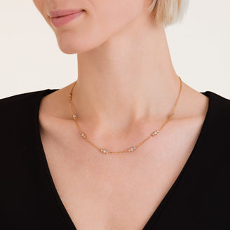 Triple Stones Necklace JNTCG-J1015,leftcolumn,