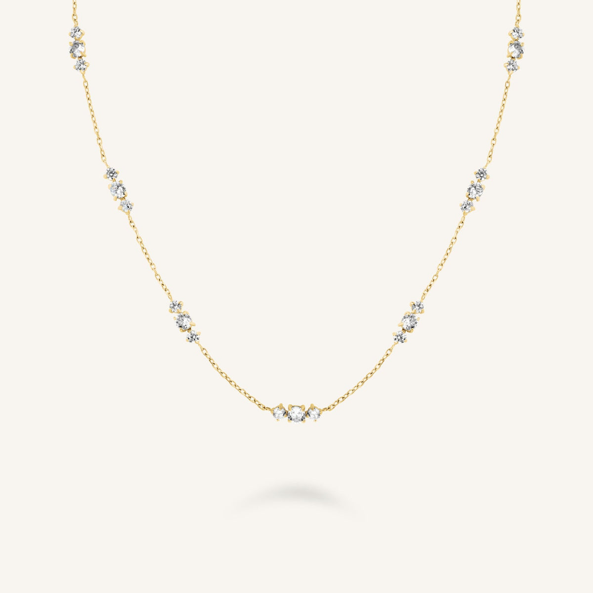 Triple Stones Necklace JNTCG-J1015,leftcolumn,