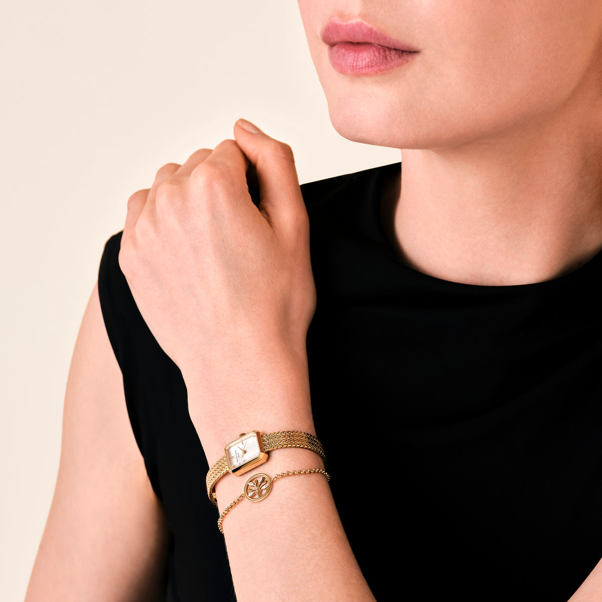 Mini Octagon + Tree of Life Bracelet leftcolumn