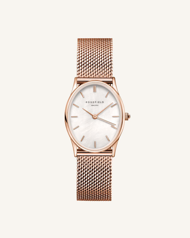 Oval Pearl Rose Gold