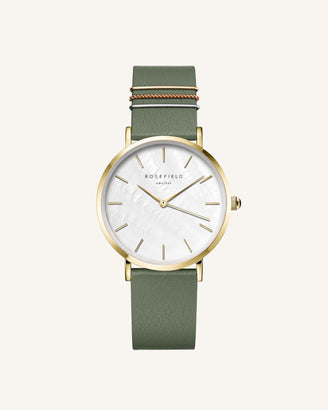 Olive Green Gold Strap leftcolumn