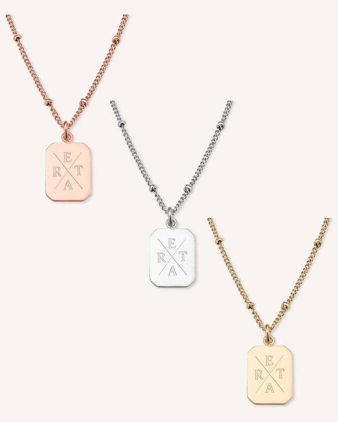 personalized jewelry necklace The Rosey Rosefield, leftcolumn