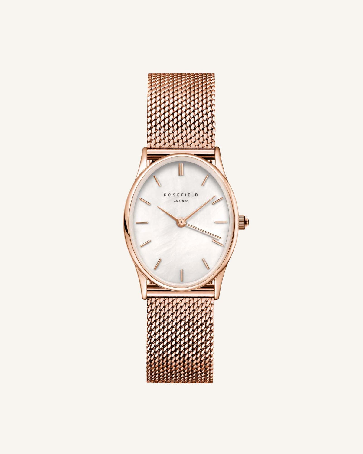 Oval Pearl Rose Gold